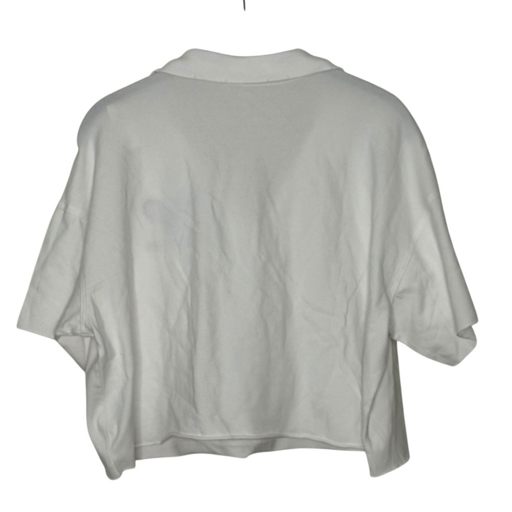 Aerie OFFLINE Game Set Match White Tennis Top Shirt NWT S - Picture 3 of 9